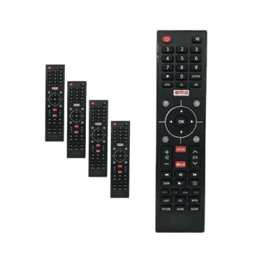 Imagem de Kit 5 Controle Compatível Smart Tv Semp TCL Ct-6810 6840 - Skylink
