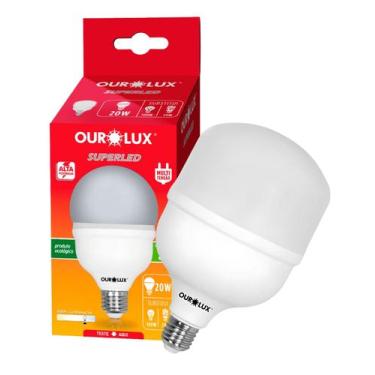 Imagem de Lâmpada Led de Alta Potência 20w Bivolt E27 Cor da Luz 6500k Branco Fr