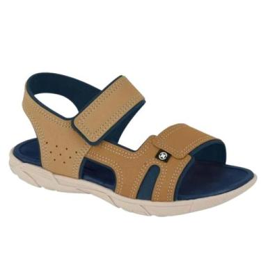 Imagem de Sandália Molekinho Infantil Casual Menino Ajustável Papete Bebê Menino