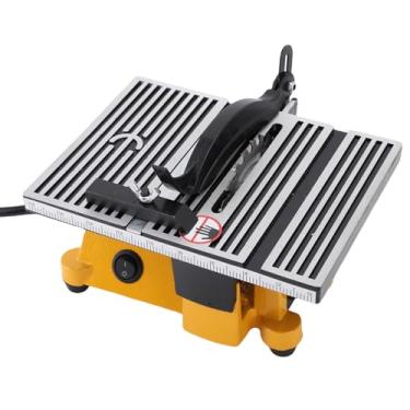 Imagem de Asixxsix Mini -serra de Mesa, Máquina de Corte Elétrica Portátil para Aço Inoxidável de Aço Inoxidável Pedra de Ladrilho, Com Poderosa Construção de Liga de Alumínio de Motor