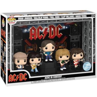 Imagem de Funko Pacote AC/DC 5 estatuetas POP! Moments DLX Vinil AC/DC em concerto 9 cm