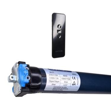 Imagem de Motor Tubular 20n Bivolt C/ Controle P/ Persianas/ Cortinas Rolô/ Tela