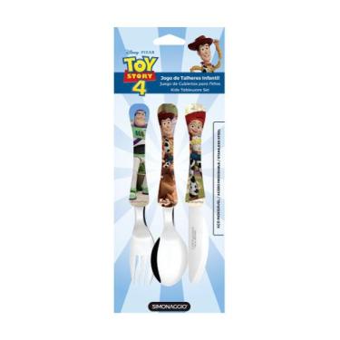 Imagem de Talher Infantil Disney Inox Mickey Simonaggio, TOYSTORY
