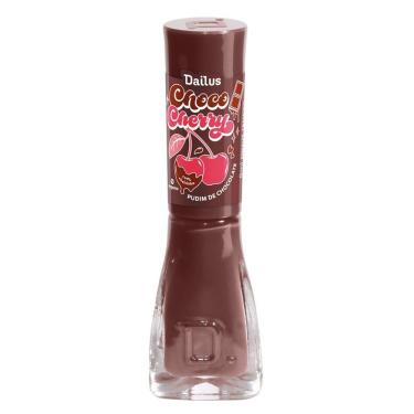 Imagem de Esmalte Cremoso Dailus Coleção Choco Cherry 8ml Pudim De Chocolate