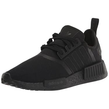Imagem de adidas Originals Tênis infantil unissex NMD_r1, Preto/Preto/Preto, 6.5 Big Kid
