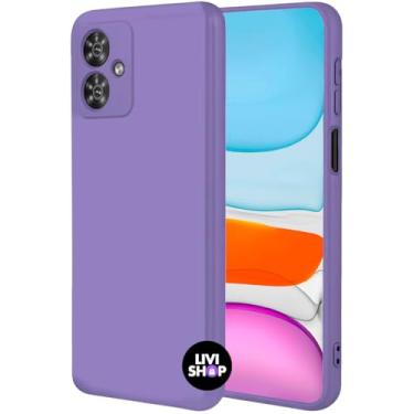 Imagem de Capa Case Capinha Compatível Motorola G54 Silicone Com Bordas Elevadas Aveludada Forro Premium (LILAS)