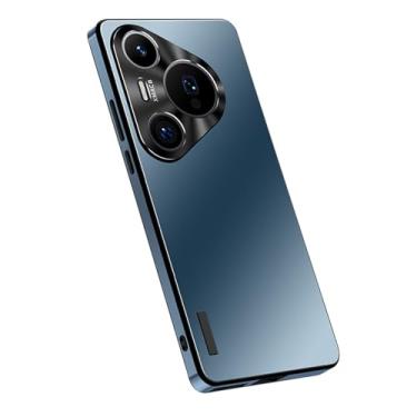 Imagem de HAOMRIYL Capa para Huawei Pura 80 Ultra/80 Pro +/80 Pro/80, proteção total de lente ultrafina rígida fosca traseira TPU bumper proteção contra quedas, cromada, 80 Pro +