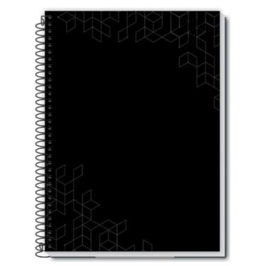 Imagem de Caderno Universitário Capa Dura 10 Matérias Com 160 Folhas (CADERNO PRETO 10 MATÉRIAS)