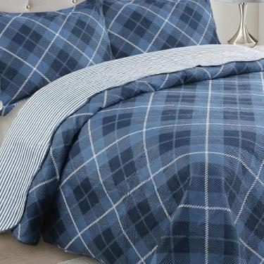 Imagem de Colcha Bouti Teka Queen com 2 Porta Travesseiros, Jogo de Cama 3 Peças (Gales Real)