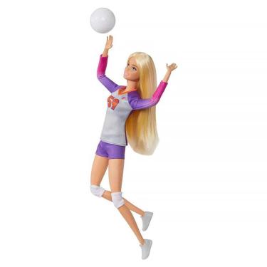 Imagem de Boneca Barbie Sports Jogadora de Volei HKT71 HKT72 - Mattel