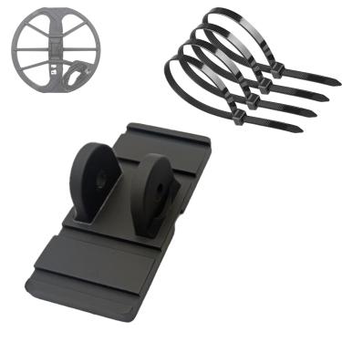 Imagem de Zorvayne Reforçador de bobina para Minelab Equinox 800 / Equinox 600 Ear 28 cm bobina de busca reparo de orelha acessórios para detector de metal (dois lados, 38 cm)