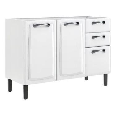 Imagem de Balcao itatiaia triplo - s/ tampo ig 3g branco