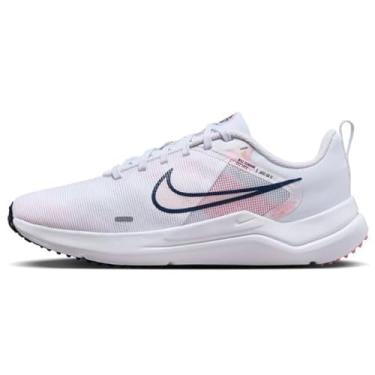 Imagem de Nike Sapatos femininos, 38 EU, Branco pérola rosa futebol cinza meia-noite azul-marinho, 37