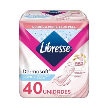 Imagem de Absorvente Libresse Protetor Diário Dermasoft Longo sem Abas - Embalag