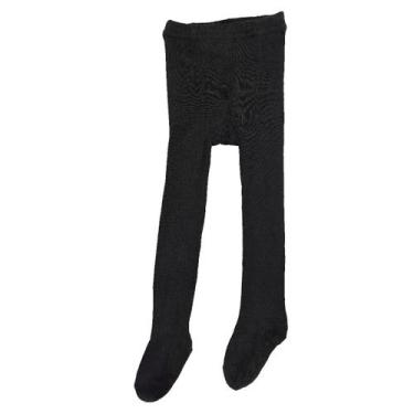 Imagem de Meia Calça Infantil Menina Menino Lisa Grossa Inverno Proteção Frio - 