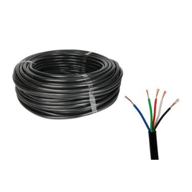 Imagem de Cabo Pp Flexível Extensão Instalação 5 Fios - 10 Metros - 2M