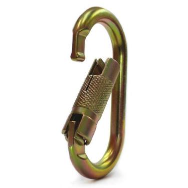 Imagem de Mosquetão Sideup Aço Oval Automático Tripla Trava 23kn Keylock Ce Nbr