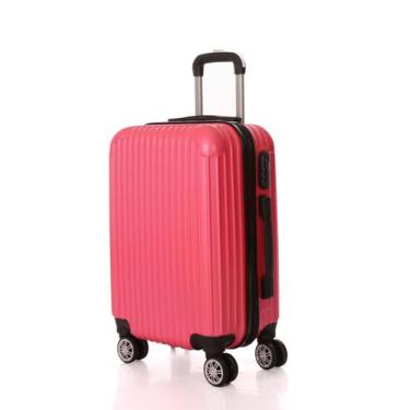 Imagem de Mala de Viagem Média 65x42x26 Em Abs Com Rodinhas 360 - EAGLE, Rosa me