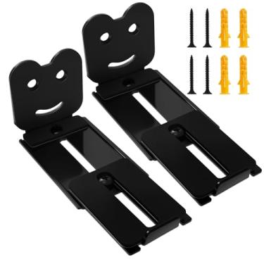 Imagem de ZJRDYYK Suporte de parede para barra de som, suporte de barra de som sob TV, profundidade ajustável de 8 a 13 cm, prateleira flutuante para soundbar com kit de ferragens (estilo 2)