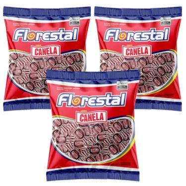 Imagem de 3 Pacotes Bala de Canela 500g 300 unidades Florestal