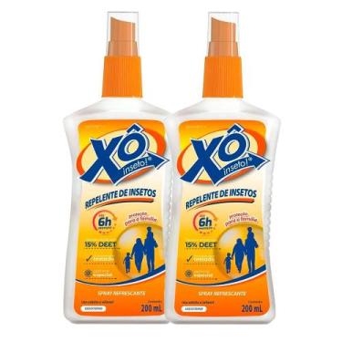 Imagem de Kit 2 Repelente Xô Inseto 15% Deet Spray 200ml - Xo Inseto