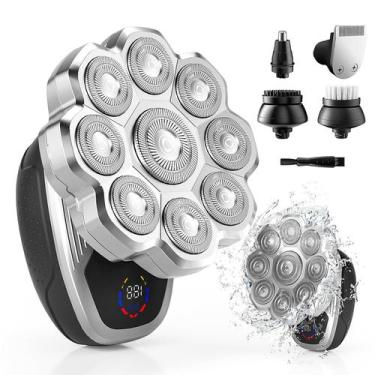 Imagem de Barbeador de cabeça flutuante elétrico FITECHZY 9D para homens