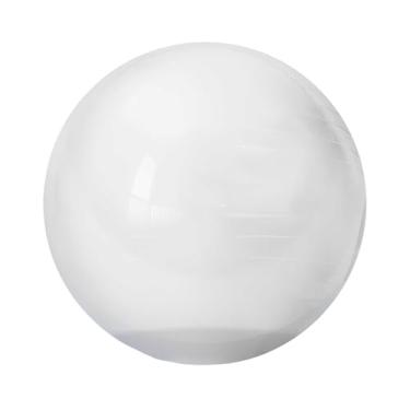 Imagem de Bola de Exercício PVC Extra Grosso 75cm Transparente - Superfície Antiderrapante e Testada Anti-Estouro para Treinos