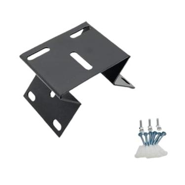 Imagem de YIJU Suporte de canto para parede externa Suporte de para câmera de vigilância por vídeo de canto para câmera, Preto