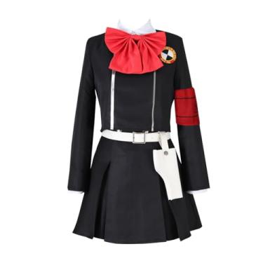 Imagem de HOLRAN Shin Megami Tensei: Fantasia de Cosplay de Uniformes Persona 3, Preto, XX-Large