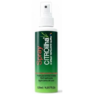 Imagem de Repelente Citroilha Spray​ Citronela 120ml com Andiroba Contra Mosquitos, Insetos e Pernilongos