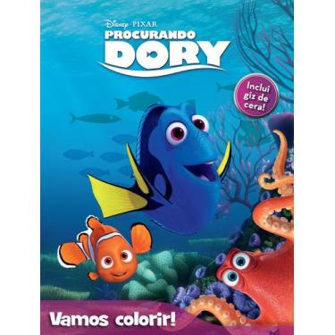 Imagem de Livro - Disney - Vamos colorir - Procurando Dory