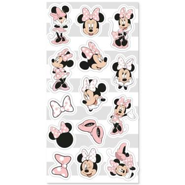 Imagem de ADESIVO DECORATIVO MINNIE MOUSE ROSA 14 un.