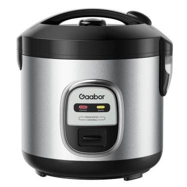 Imagem de Panela De Arroz Elétrica Gaabor Orion 5 Xícaras 1l 400w Inox 110V