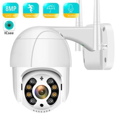 Imagem de Camera Segurança Smart Ip Wifi Icsee Mini Dome Full Hd A8 - Relet