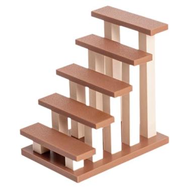Imagem de MotiveTech Escada de escalada para hamsters, brinquedo versátil, fácil de instalar, acessório resistente para gaiola de porquinhos-da-índia, material PP, Size L