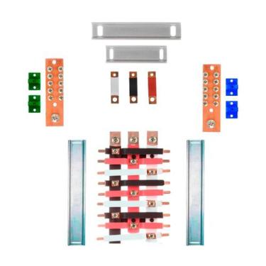 Imagem de Kit Barramento Trifásico 225A para 18 Circuitos com Termo Retrátil - Z