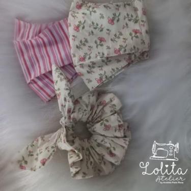 Imagem de Kit 2 máscaras + 1scrunchie Lolita