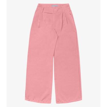 Imagem de Calça Feminina Em Alfaiataria Endless Rosa, G, Rosa