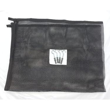 Imagem de Cerca Tela Para Cachorro - DivisóRia De Porta Com Bucha E Gancho | Limita Acesso A CôModos EspecíFicos(PPP - 60cm X 72cm)