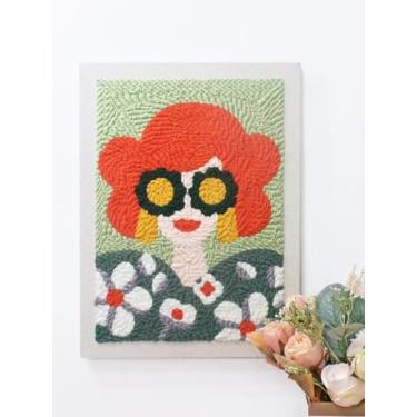 Imagem de Craftdiam Dente de perfuração para iniciantes – Kit para iniciantes – Kit DIY – Decoração de parede simples | Decoração de casa – Presentes para ela – Presentes de Dia dos Namorados (verde)