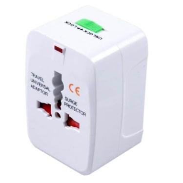 Imagem de Adaptador Tomada Universal Padrão 150 Países Viagem Bivolt