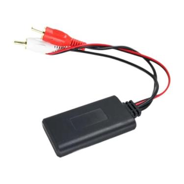 Imagem de AsrMyjcx Adaptador de Cabo de áudio para Carro, Adaptador RCA Sem Fio Universal, Conector Estéreo de Rádio para Carro para Amplificador, Alto-falantes, Rca 2 Fios