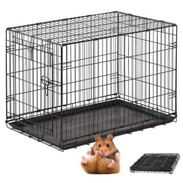 Imagem de Gaiola Viveiro Passaro Passarinho Aves Hamster Porquinho da India Animal de Estimaçao Filhote Bandeja Removivel Transporte