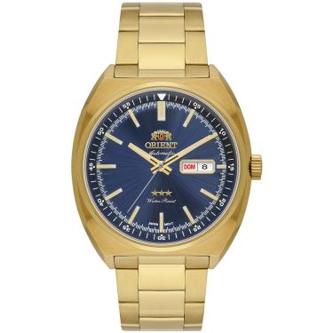 Imagem de Relógio Orient Masculino Ref:F49gg032 D1kx Automático Dourado