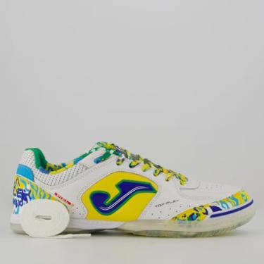 Imagem de Chuteira Joma Top Flex Amandinha Futsal Branca