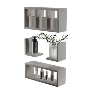 Imagem de Nichos Prateleiras Decorativas Versalhes 40cm Branco para Banheiro