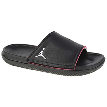 Imagem de Nike Jordan Sandália masculina Play Slide Preto/Photon Dust/Off Noir/University Red - DC9835-060 - Tamanho 8