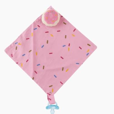 Imagem de Naninha Para Bebê Paninho Bichinho com Prendedor de Chupeta (Docinho)