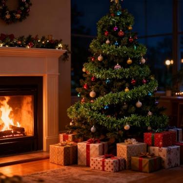 Imagem de Agulhas artificiais de pinheiro de Natal de 80 m, laços de guirlanda torcida, galhos com fio de vegetação de pinheiro falso para decoração de árvore de Natal (verde)