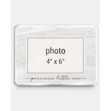 Imagem de Moldura acrílica de ultrassom para bebês, presentes para grávidas, mãe pela primeira vez, moldura de ultrassom para anúncio de gravidez, foto de 10 x 15 cm